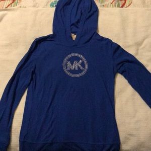 COPY - MK light weight waffle hooded top